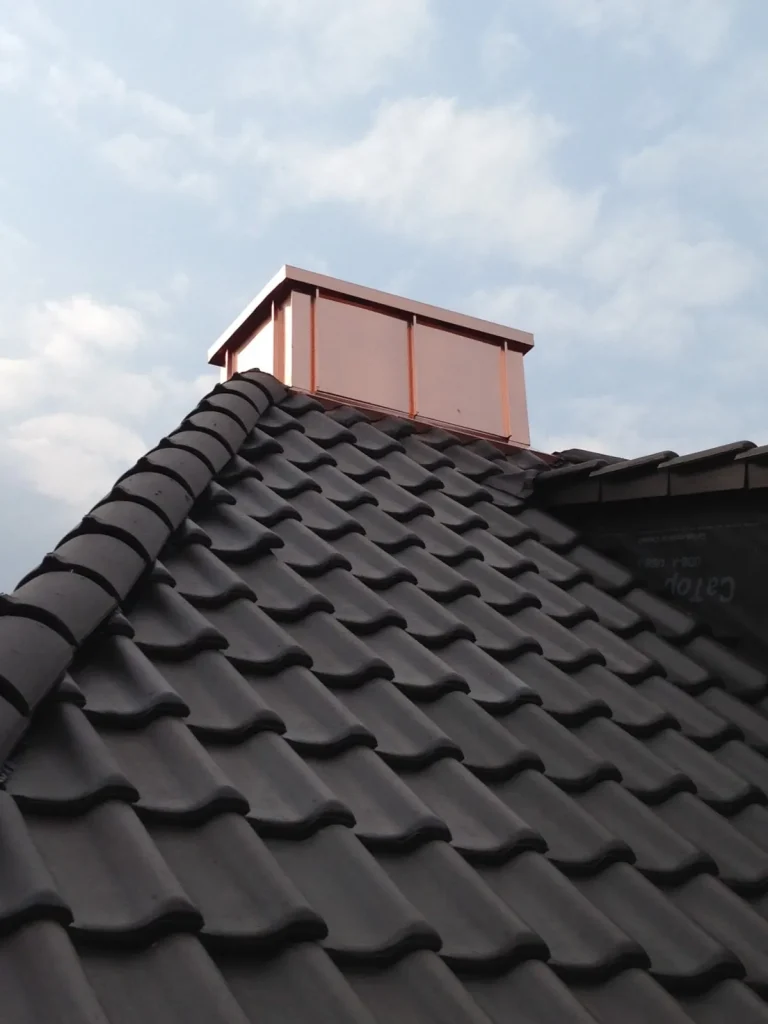 Kaminverkleidung aus Kupfer, Foto 2