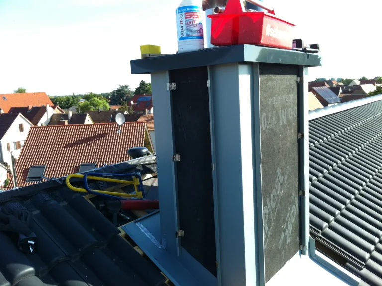 Kaminverkleidung Titanzink, zweites Beispiel, Foto 5