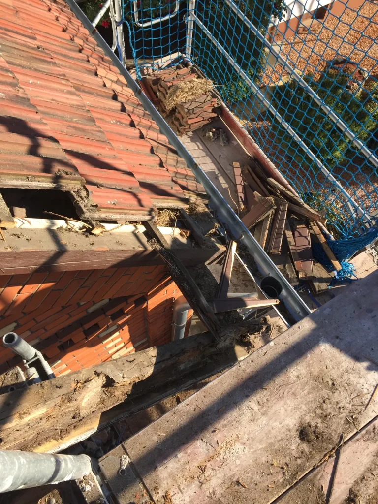 Ortgangsanierung und Verblendung, Foto 5