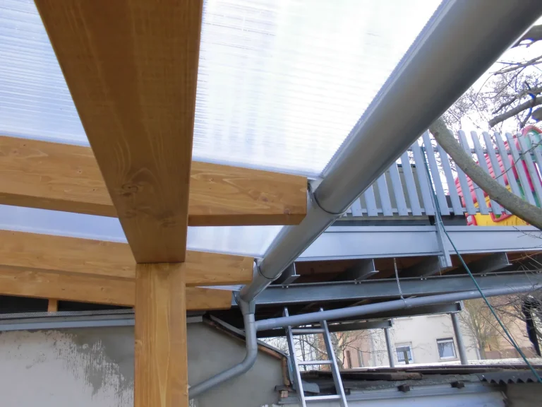 Pergola mit Doppelstegplatten, Foto 5